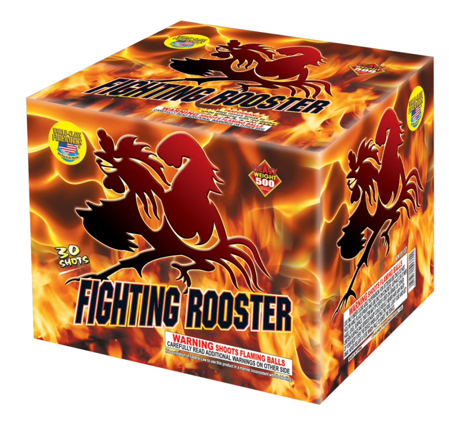 fighting rooster figurine