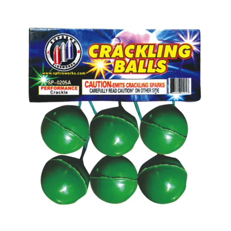 Crackling Balls Single Big Daddy K's Fireworks Outlet