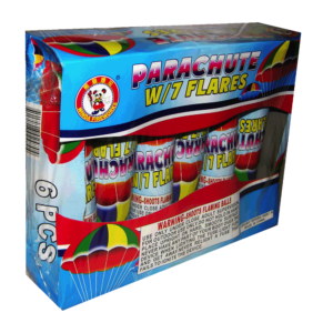 Parachute with 7 lights